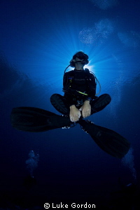 Underwater Buddha? by Luke Gordon 